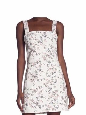 rag & bone White Floral Mini Dress